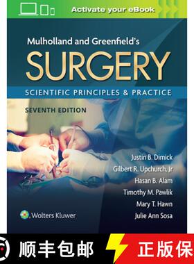 【3-4周达】Mulholland & Greenfield's Surgery : Scientific Principles and Practice [9781975143169]