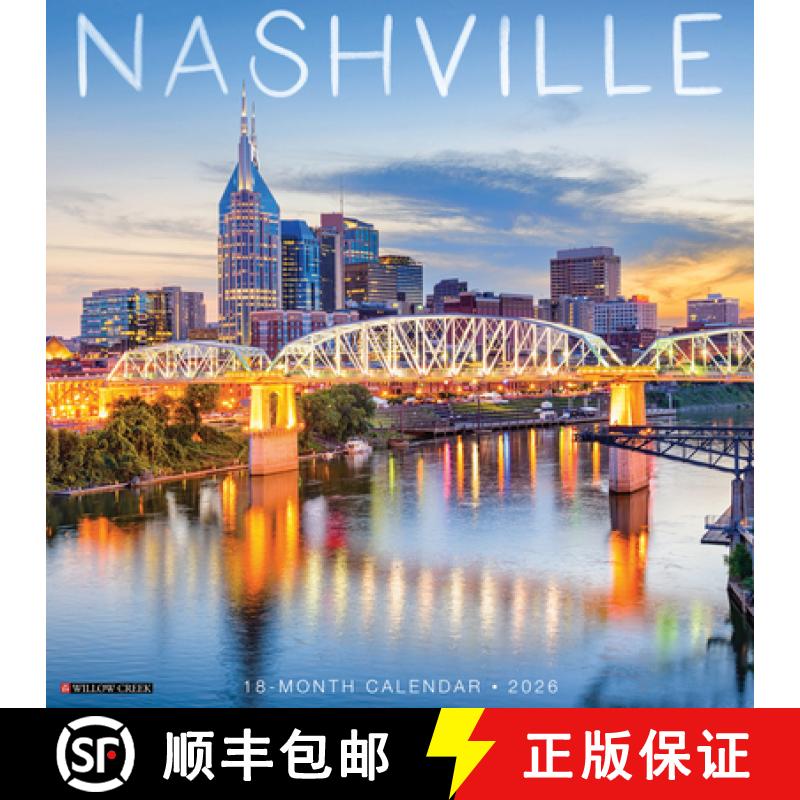 【3-4周达】Nashville 12 X 12 Wall Calendar [9781549255991]