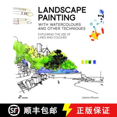 【3-4周达】Landscape Painting with Watercolours and Other Techniques.: Exploring the Use of Lines and... [9788419220547]