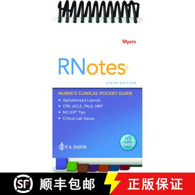 【3-4周达】RNotes (R): Nurse's Clinical Pocket Guide [9781719646253]