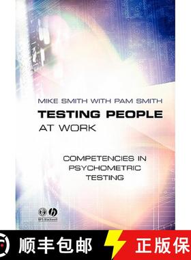 【3-4周达】Testing People At Work - Competencies In Psychometric Testing [Wiley心理学] [9781405108188]