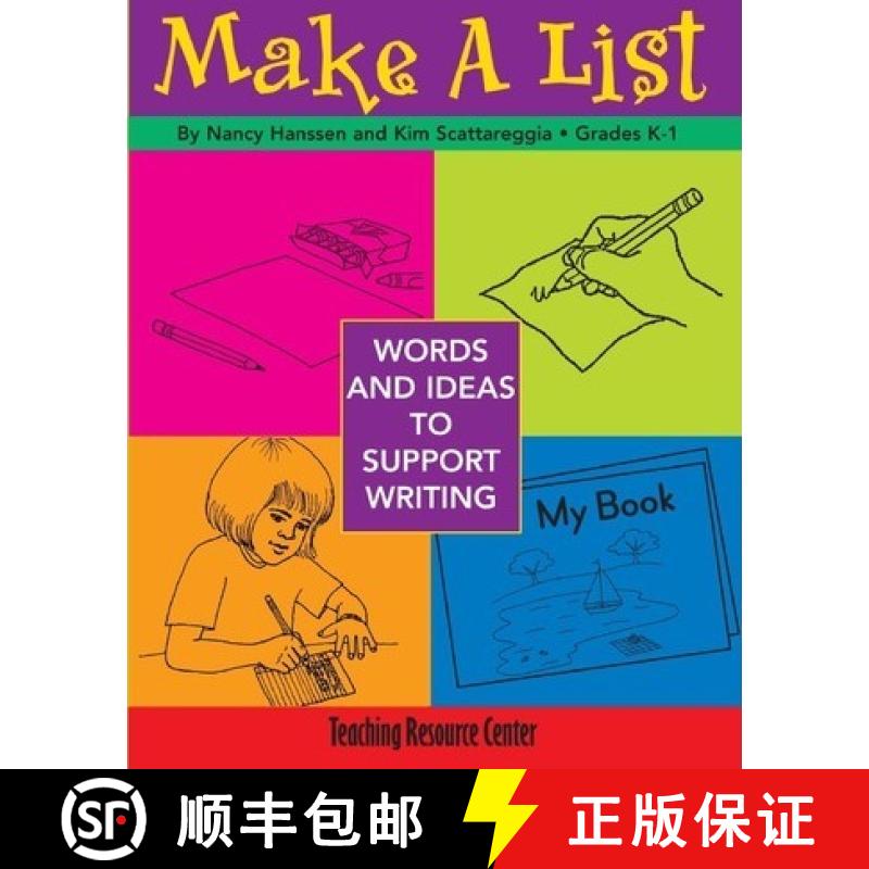 【3-4周达】Make A List: Words & Ideas To Support Writing [9781567850697]