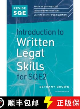 【3-4周达】Revise SQE Introduction to Written Legal Skills for SQE2: Legal Skills for SQE2 [9781917183130]