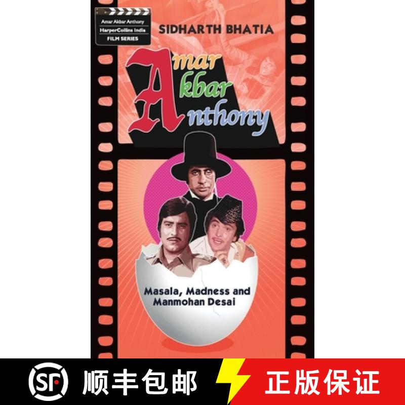 【2-3周达】Amar Akbar Anthony: Masala, Madness, Manmohan Desai [9788172239350]