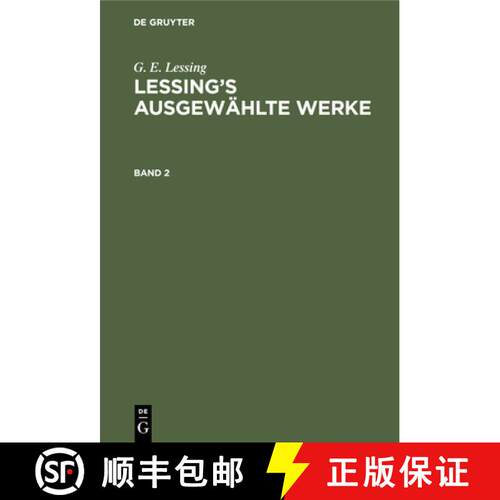 【3-4周达】精装 Lessing's ausgewählte Werke Lessing's ausgewählte Werke [9783112344736]