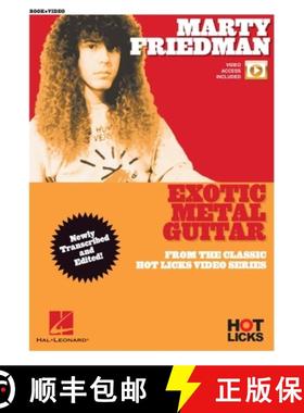 【3-4周达】Marty Friedman - Exotic Metal Guitar from the Classic Hot Licks Video Series - Book/Online... [9781540069177]