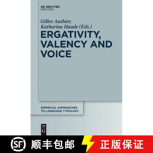 【3-4周达】精装 Ergativity, Valency and Voice [9783110227727]