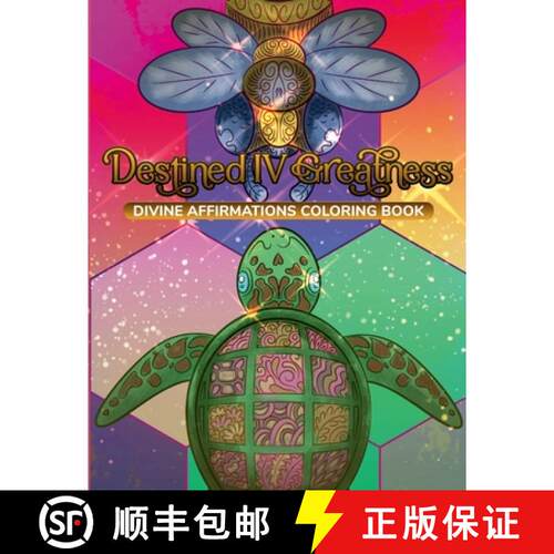 【3-4周达】Destined IV Greatness: Coloring Book: Divine Affirmation Coloring Book [9781794814950]