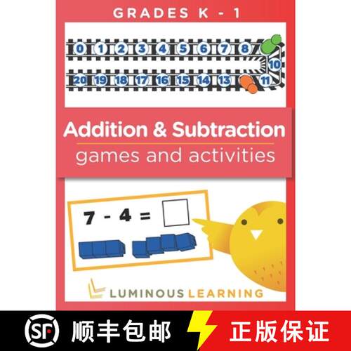 【3-4周达】Addition and Subtraction Games and Activities - Grades K - 1 [9781939763082]
