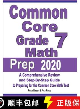【3-4周达】Common Core Grade 7 Math Prep 2020: A Comprehensive Review and Step-By-Step Guide to Prepa... [9781646120987]