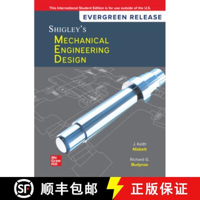 【3-4周达】Shigley's Mechanical Engineering Design: 2024 Release ISE [9781266929892]