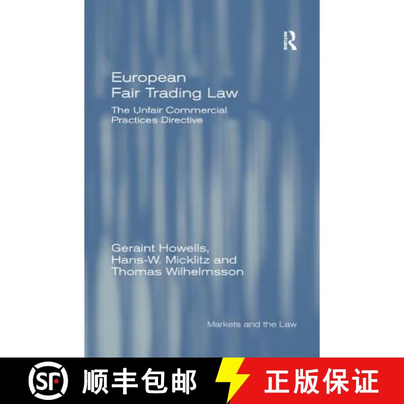 【3-4周达】European Fair Trading Law : The Unfair Commercial Practices Directive [9781138266919]