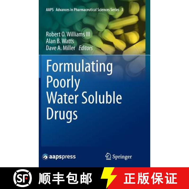 【4周达】Formulating Poorly Water Soluble Drugs [9781489985927]
