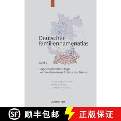 【3-4周达】精装 Graphematik/Phonologie der Familiennamen II – Konsonantismus [9783110229790]