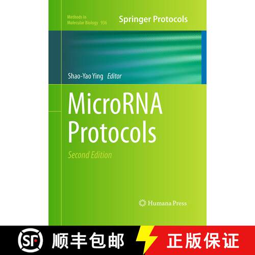 【3-4周达】MicroRNA Protocols (Softcover reprint of the original 2nd ed. 2013) [9781493962617]