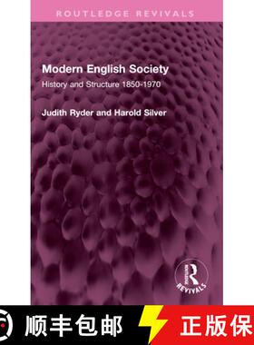 【3-4周达】Modern English Society: History and Structure 1850-1970 [9781032671543]