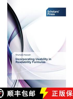 预订 Incorporating Usability in Readability Formulas [9783639511765]