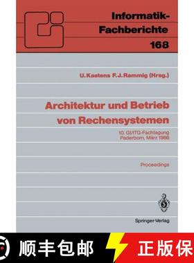【3-4周达】Architektur Und Betrieb Von Rechensystemen: 10. Gi/Itg-Fachtagung Paderborn, 9.-11. März ... [9783540189947]