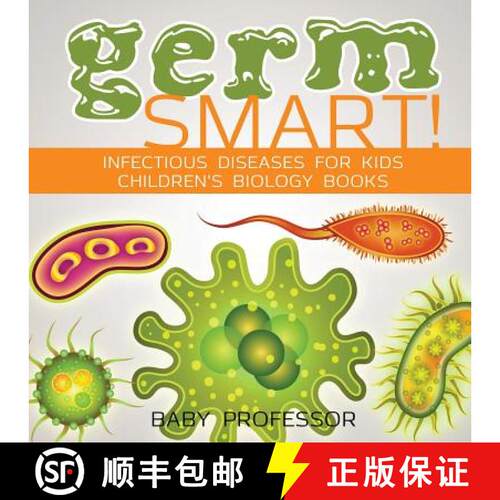【3-4周达】Germ Smart! Infectious Diseases for Kids | Children's Biology Books [9781541938823]