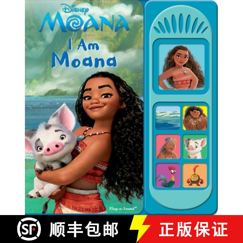 【2-3周达】Disney Moana: I Am Moana Sound Book [9781503711068]