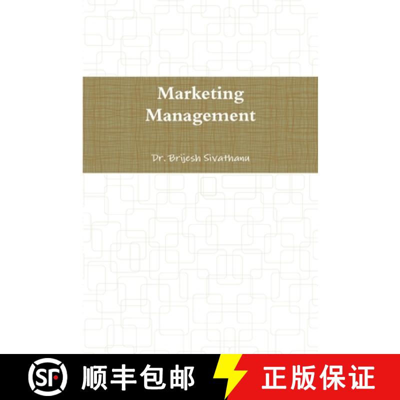 【2-3周达】Marketing Management [9781312302525]