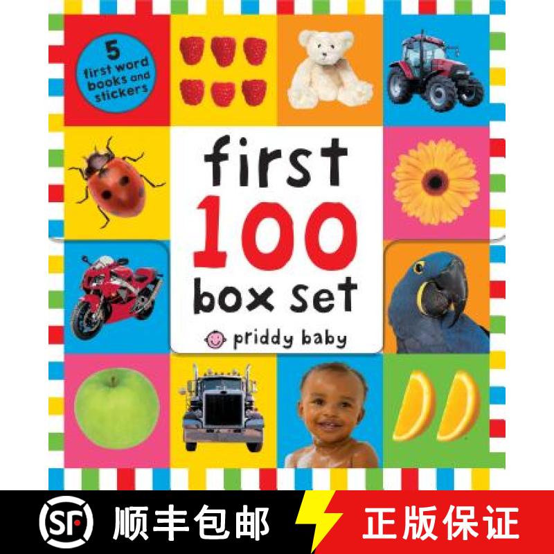 【3-4周达】First 100 PB Box Set (5 Books): First 100 Words; First 100 Animals; First 100 Trucks and T... [9780312525934]