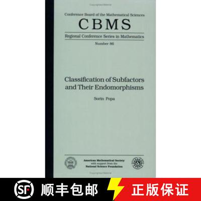 【3-4周达】Classification of Subfactors and Their Endomorphisms: Regional Conference [9780821803219]