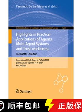 【3-4周达】Highlights in Practical Applications of Agents, Multi-Agent Systems, and Trust-worthiness.... [9783030519988]