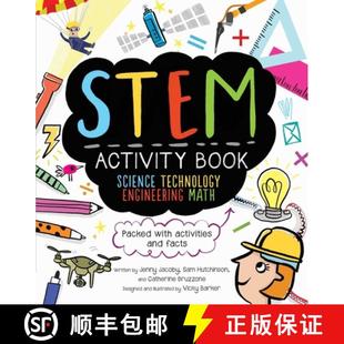 Science Math STEM Book Facts 预订 and Technology Activity with Packed Engineering 9781631582646 Activities