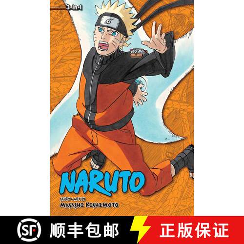 【3-4周达】Naruto (3-In-1 Edition), Vol. 19, Volume 19: Includes Vols. 55, 56 & 57 [9781421591148]