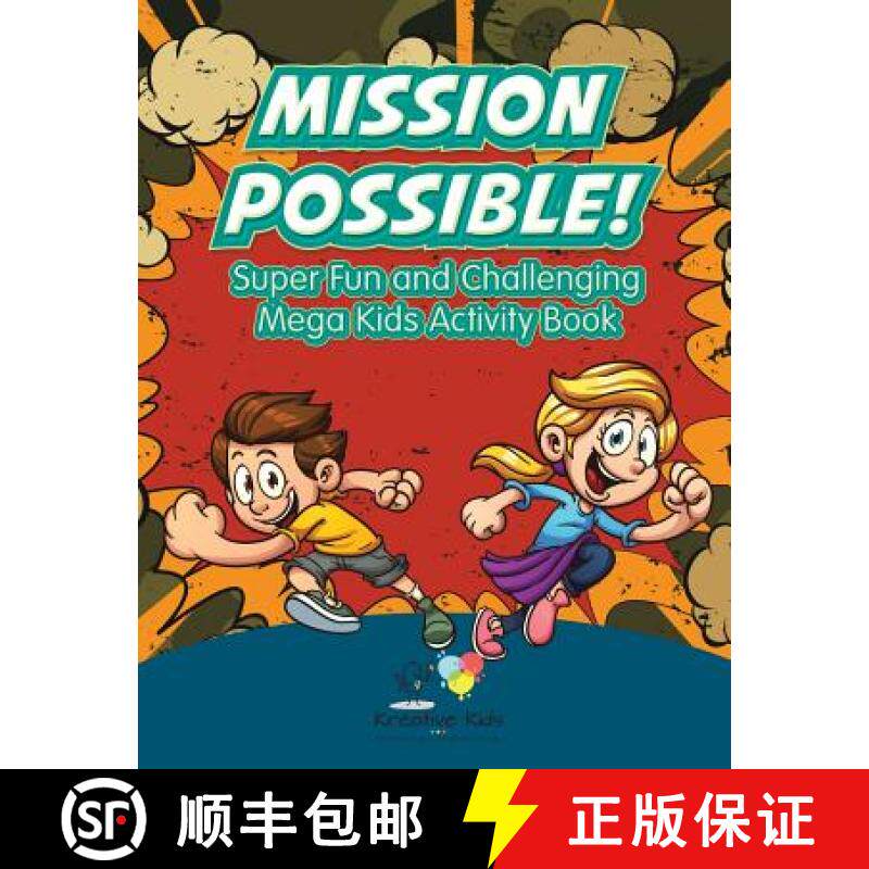 【3-4周达】Mission Possible! Super Fun and Challenging Mega Kids Activity Book [9781683772156]