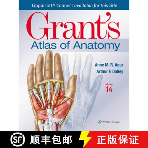 【3-4周达】Grant's Atlas of Anatomy [9781975193430]