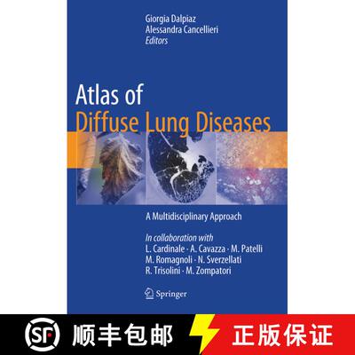 【3-4周达】精装 Atlas of Diffuse Lung Diseases: A Multidisciplinary Approach [9783319427508]