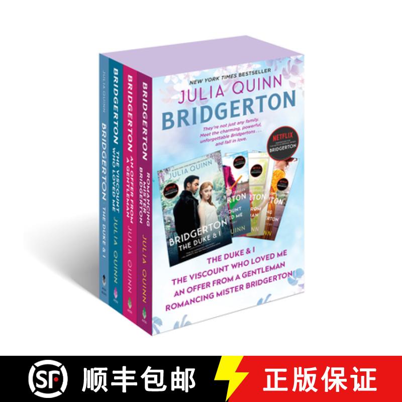 【3-4周达】Bridgerton Boxed Set 1-4: The Duke and I/The Viscount Who Loved Me/An Offer from a Gentlem... [9780063238787]