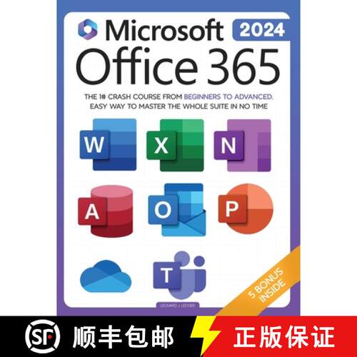 【3-4周达】Microsoft Office 365 For Beginners: The 1# Crash Course From Beginners To Advanced. Easy W... [9781962048002]