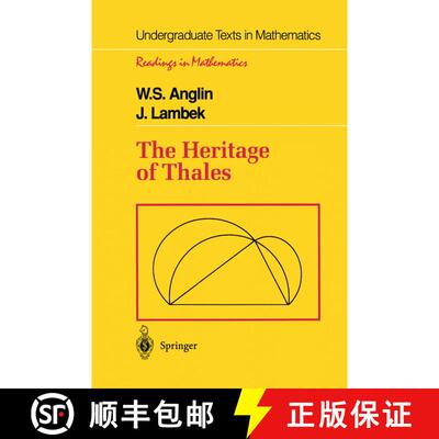 【3-4周达】The Heritage of Thales [9780387945446]