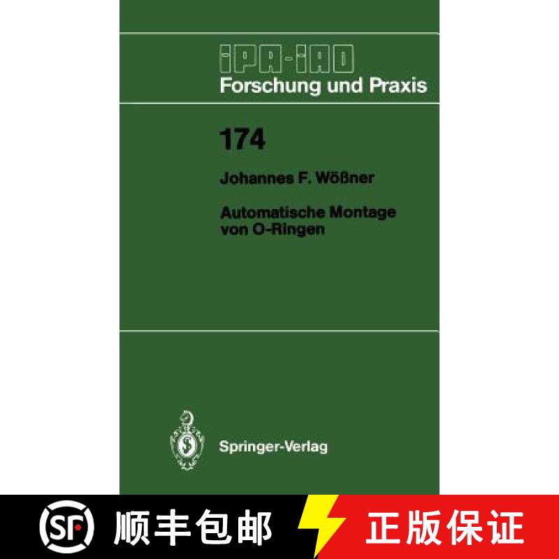 【3-4周达】Automatische Montage Von O-Ringen [9783540566571]