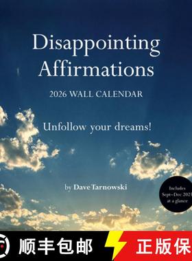 预订 Disappointing Affirmations 2026 Wall Calendar [9781797234977]