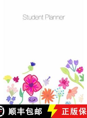 【3-4周达】Student Planner, Organizer, Agenda, Notes, 8.5 x 11, Undated, Week at a Glance, Month at a... [9781941775325]