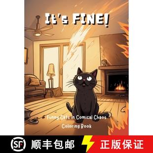 Book 4周达 Fine Cats Coloring For Chaos Comical 9781923108233 Adults Funny