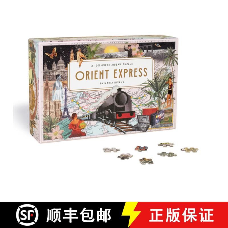 【3-4周达】东方快车拼图1000片 Orient Express: A 1000 Piece Jigsaw Puzzle [9781837760244]