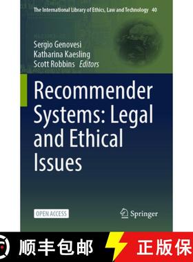 【3-4周达】Recommender Systems: Legal and Ethical Issues [9783031348068]