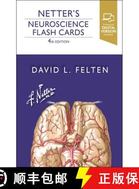 【3-4周达】Netter's Neuroscience Flash Cards [9780323756433]