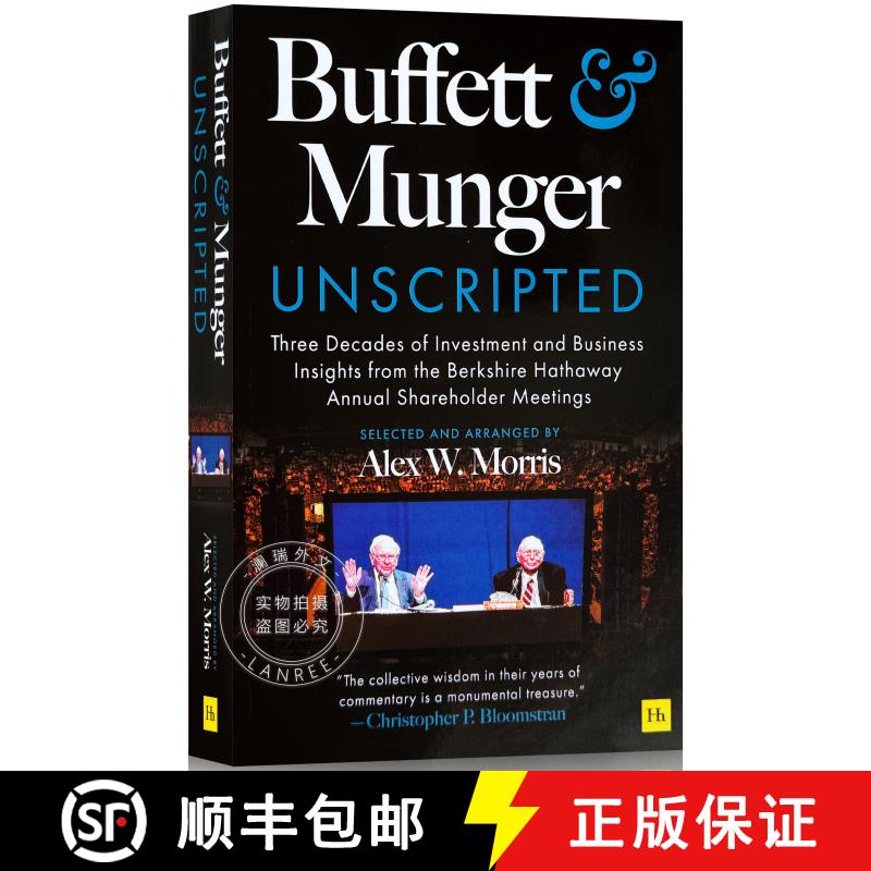 现货 巴菲特和芒格 Buffett and Munger Unscripted: Three Decades of Investment and Business Insights fr... [9781804091418]