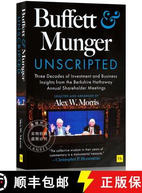 现货 巴菲特和芒格 Buffett and Munger Unscripted: Three Decades of Investment and Business Insights fr... [9781804091418]