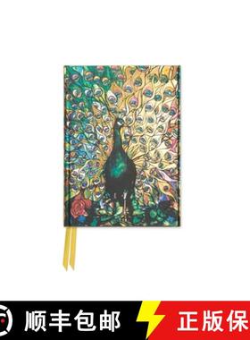 【3-4周达】Tiffany: Displaying Peacock (Foiled Pocket Journal) [9781786640215]