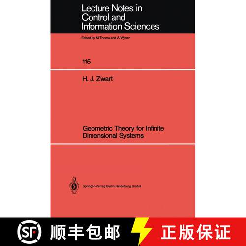 【3-4周达】Geometric Theory for Infinite Dimensional Systems [9783540505129]