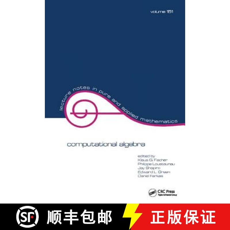 【3-4周达】Computational Algebra [9781138401792]