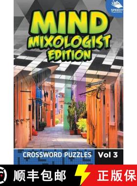 【3-4周达】Mind Mixologist Edition Vol 3 : Crossword Puzzles [9781682803790]
