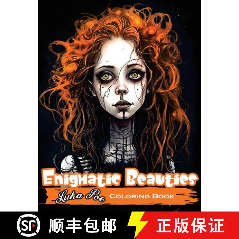 【3-4周达】Enigmatic Beauties Coloring Book: A Mystical Journey Through Intricate Designs [9788367484091]